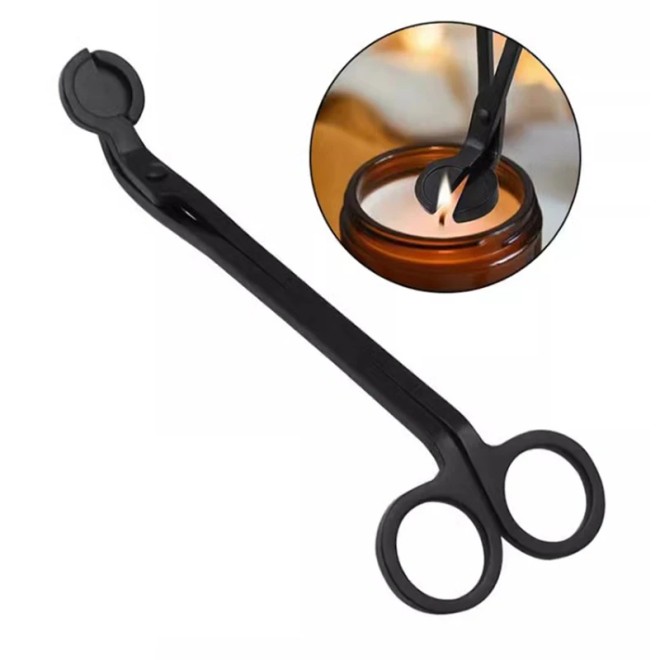 Stainless Steel Candle Wick Trimmer Scissors Handmade Candle Making Trim Wick Cutter Clipper Candle Extinguishing Tool