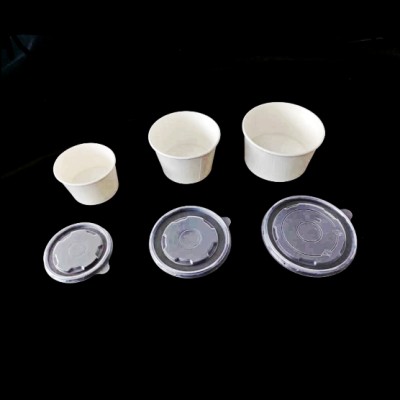 Transparent PP PET Plastic Flat Clear Lids Paper Bowl Covers Supplier-Bottle Caps & Closures Product Category