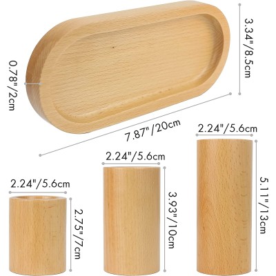 Bamboo Wood Aromatherapy Custom Candle Jar Wedding Matte Speckled Candle Vessel Luxury Candle Jars