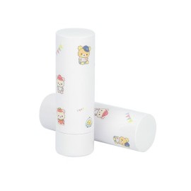 Unique Round Cosmetic Plastic Lipstick Tube