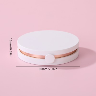 Luxury Single-Layer Flip-Top Snap Powder Compacts Blush Compacts Eyeshadow Palettes Empty Boxes Attached Mirrors-for Cosmetics