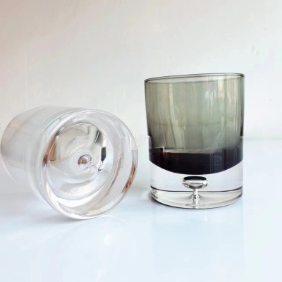 New Bubble Thickened Bottom Water Drop Candle Cup Empty Light Luxury High-grade Aromatherapy Holder Hydroponic Vase G