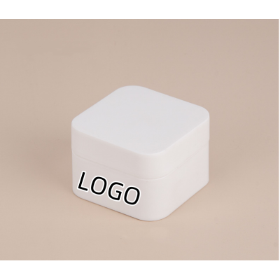 30ml 50ml Matte Pink Blue White Black Matte Cream Jar Pp Plastic Cosmetic Powder Jars