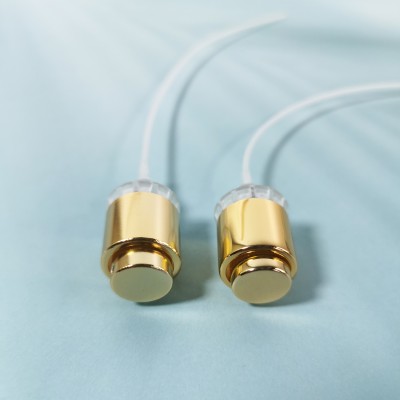 Luxury Fragrance Accessories Round Square Glass Perfume Sprayer With Gold Silver Black Color