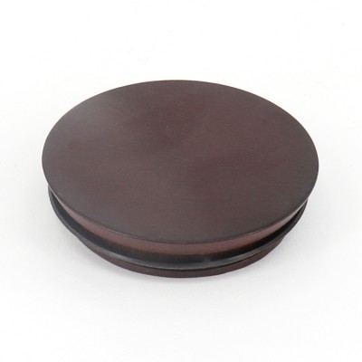 Custom China Gold Supplier Folk Art Acacia Wooden Lids for Jars Laser Painted Model Candle Holders and Board Folk Art Style
