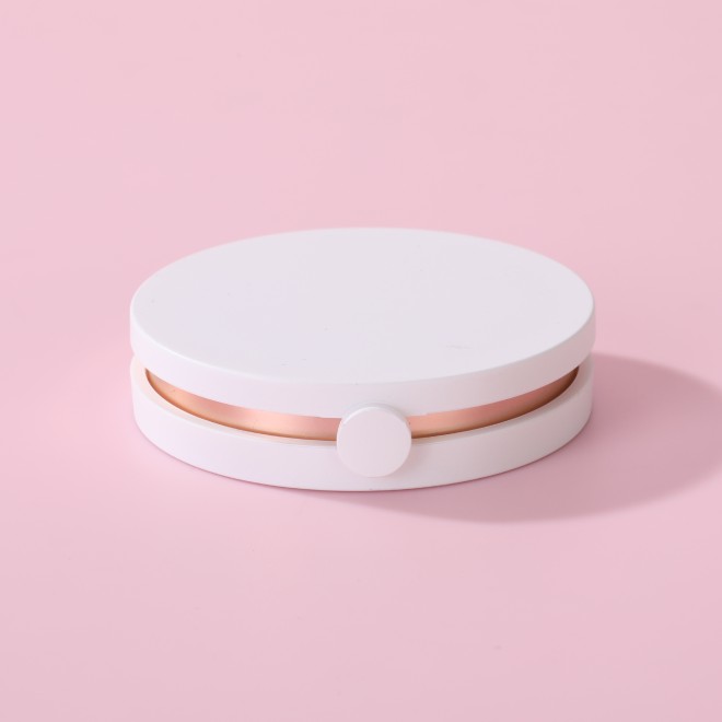 Luxury Single-Layer Flip-Top Snap Powder Compacts Blush Compacts Eyeshadow Palettes Empty Boxes Attached Mirrors-for Cosmetics