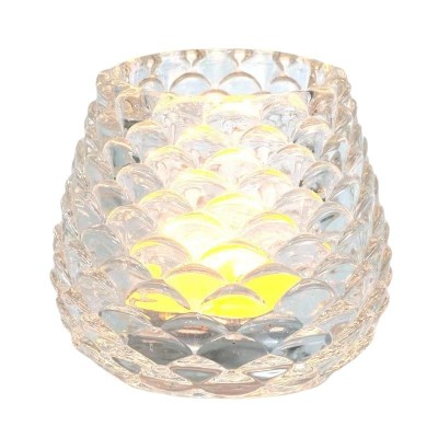 Cross-border new European pine cone candle cup candlestick romantic candlelight dinner props aromatherapy table decoration