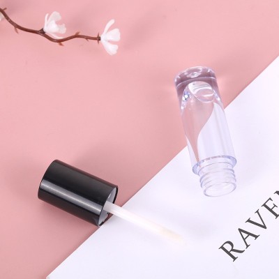 Hot Selling 3.5ml Black Lid Lipstick Tubes Custom logo Empty Makeup Cosmetics Lip Gloss Tubes