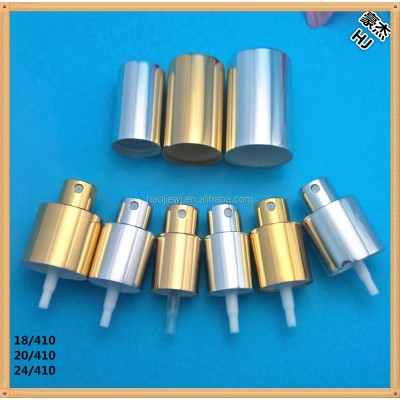 HAOJIE Luxury 18/410 20/410 24/410 Perfume Pump Aluminum Mist Sprayer