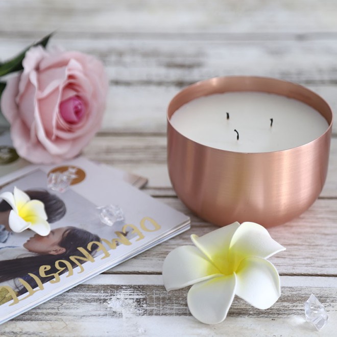 Factory Aluminum Alloy Oxidized Aromatherapy Aluminum Candle Cup Metal Craft Wax 10oz 10 Oz Jars Candle Jar With Metal Lid