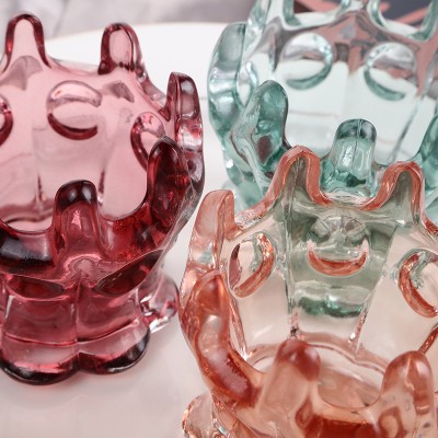 Hot Sale Luxury Crystal Glass Candle Jar New Style Home Decoration With Classic Design Creative and Personality-Filled