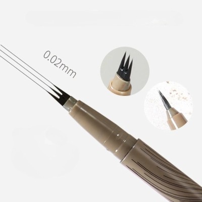 Free Hand Thrush Eyeliner Pencil Extremely Fine Pen for Lower Eyelashes Silkworm Makeup Water Eyebrow Pencil with Plastic Tubes