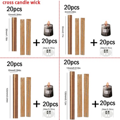 Scented Candle Making Kit Handmade Tools Gifts Multi Style Eco Friendly Candle Wicks Metal Base Nano Dots Tape Acrylic Stickers