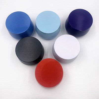 8oz Large Size Empty Candle Tins Containers with Lid Wholesale Black Metal Candles Jars for DIY Candle Making