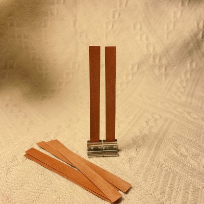 Wholesale Eco Friendly Booster Wood Wicks with Metal Sustainer Candle Wicks Double Wicks