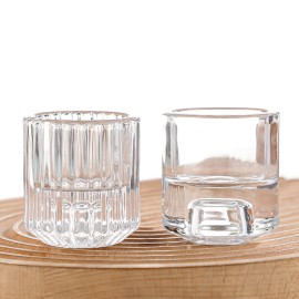 New Ins Candle Cup Empty Home Bedroom Light Luxury Atmosphere Ornaments DIY Non-fire Aromatherapy Glass Hold