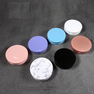 Multicolor Powder Box Empty Single or Double Layer Puff Eye Shadow Tray Cosmetic Packaging Box with Split Design in Stock