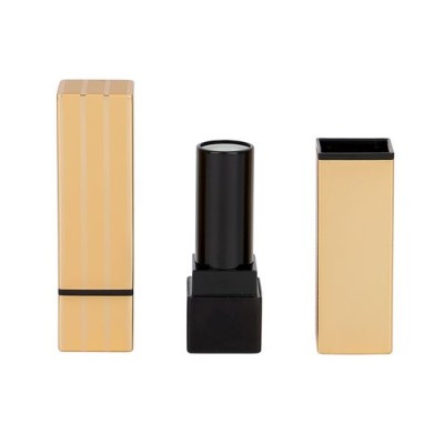 Custom Black Square Tube Lipstick Containers Empty Lip Gloss Tubes