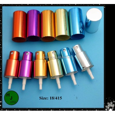 HAOJIE Luxury 18/410 20/410 24/410 Perfume Pump Aluminum Mist Sprayer