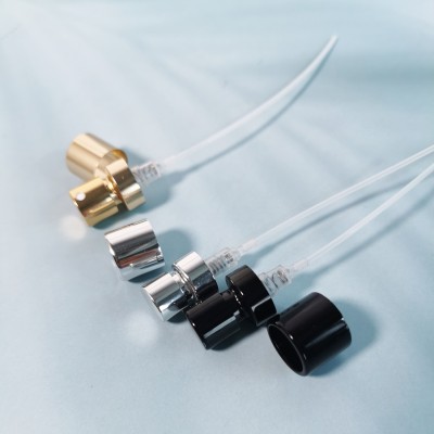 Luxury Fragrance Accessories Round Square Glass Perfume Sprayer With Gold Silver Black Color