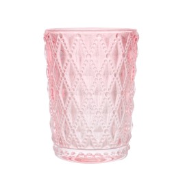 Hot Selling Luxury Crystal Glass Candle Holder Jar for Home Decoration Elegant Candle Making Accessory