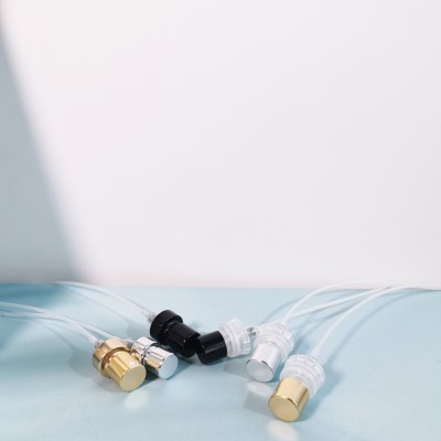 Luxury Fragrance Accessories Round Square Glass Perfume Sprayer With Gold Silver Black Color