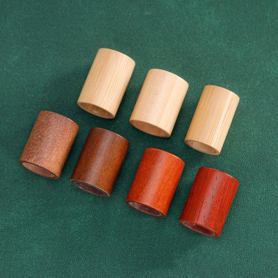 Wholesale Simple Wooden Lid Custom Bamboo Perfume Cap 15mm Perfume Bottle Caps Wood Lids for Perfume Bottles