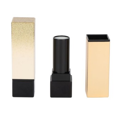 Custom Black Square Tube Lipstick Containers Empty Lip Gloss Tubes