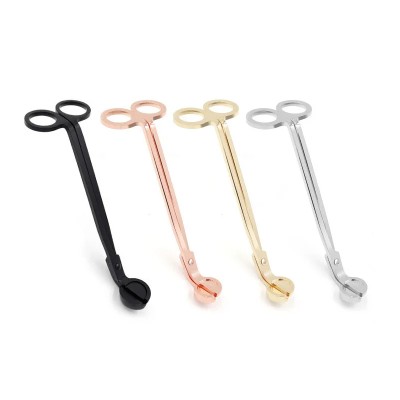 Stainless Steel Candle Wick Trimmer Scissors Handmade Candle Making Trim Wick Cutter Clipper Candle Extinguishing Tool