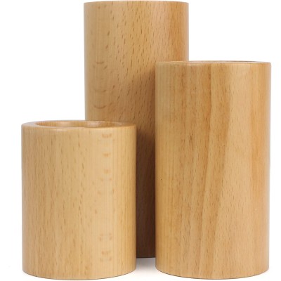 Bamboo Wood Aromatherapy Custom Candle Jar Wedding Matte Speckled Candle Vessel Luxury Candle Jars